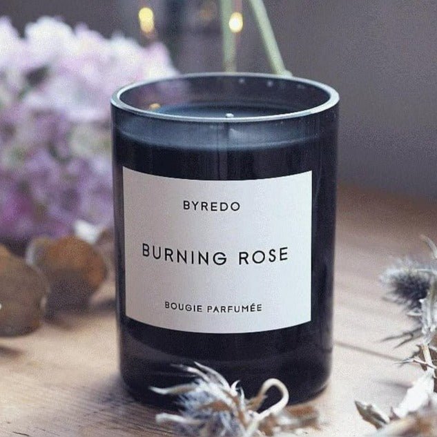 Byredo Burning Rose Candle | My Perfume Shop