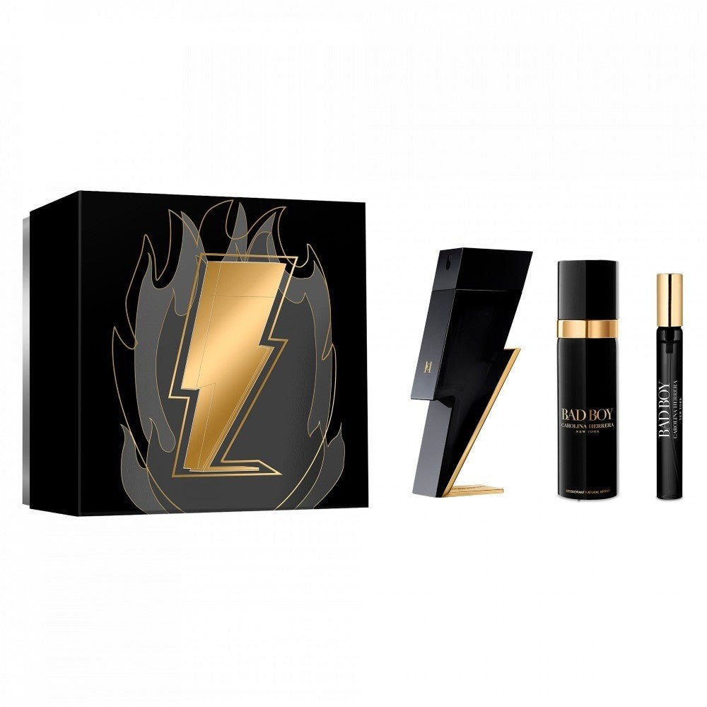 Carolina Herrera Bad Boy EDT & Deodorant Set For Men | My Perfume Shop