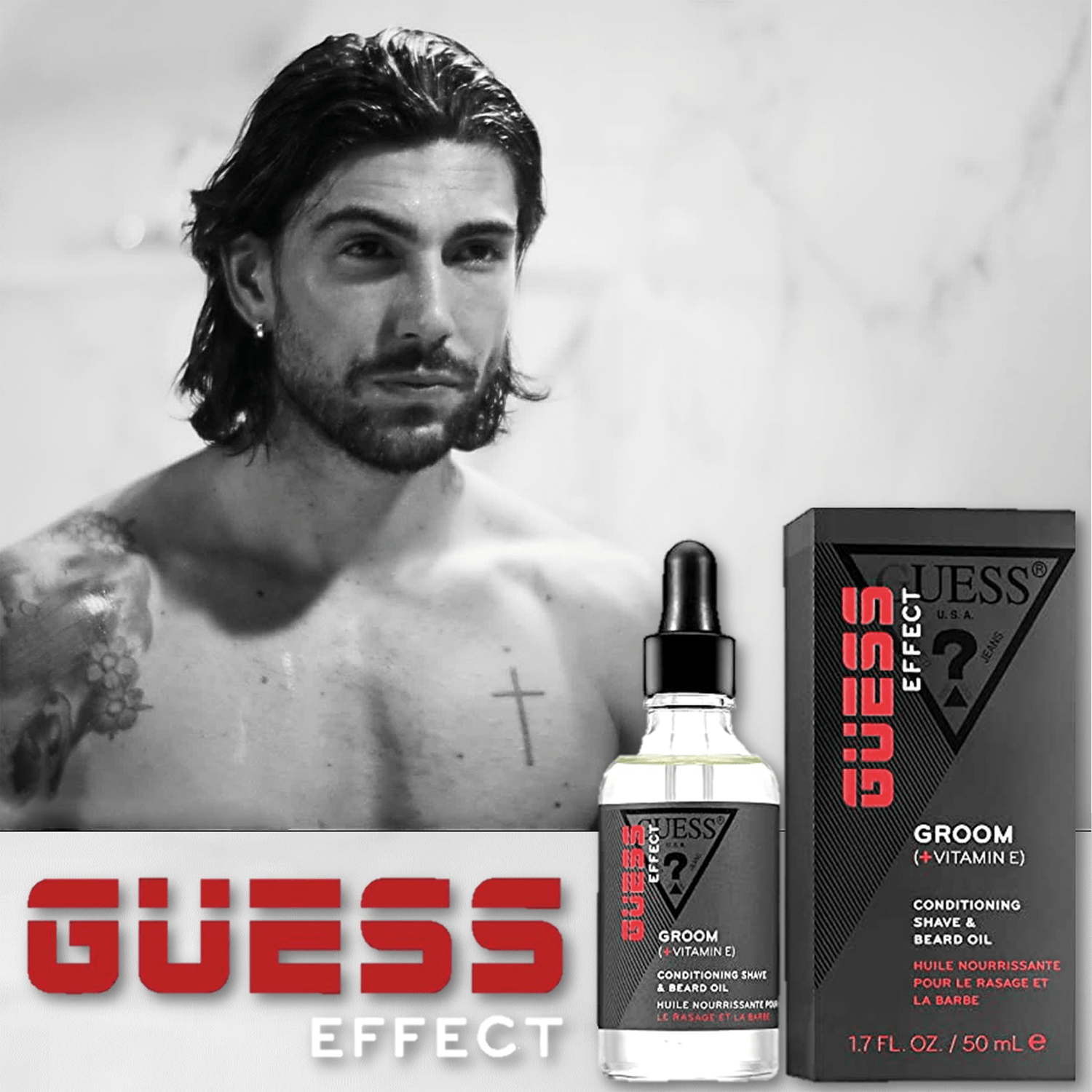 Guess Effect Groom Conditioning Shave & Beard Oil | My Perfume Shop