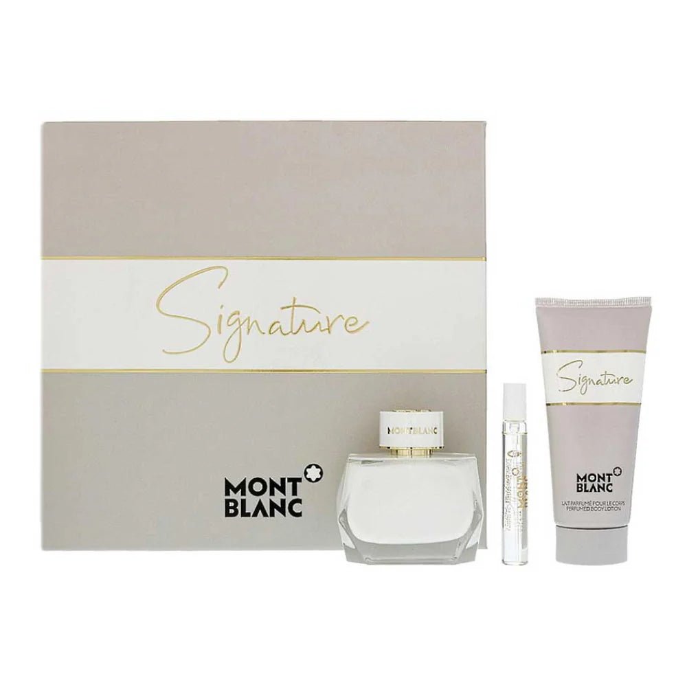 Mont Blanc Signature EDP Travel & Body Lotion Gift Set | My Perfume Shop