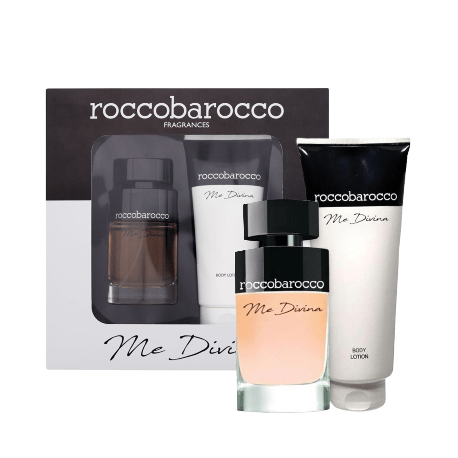 Roccobarocco Me Divina EDP Body Lotion Set for Women | My Perfume Shop