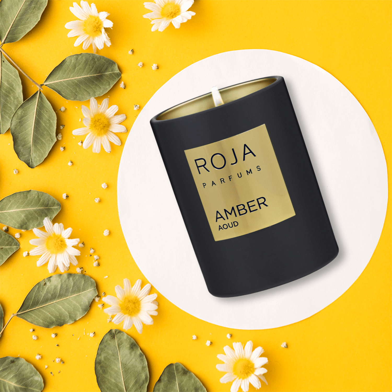 Roja Parfums Amber Aoud Candle | My Perfume Shop