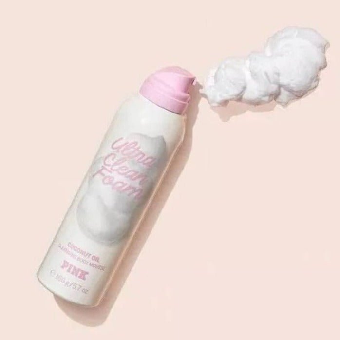 Victoria's Secret Pink Ultra Clean Foam Coconut Oil Body Mousse | My Perfume Shop