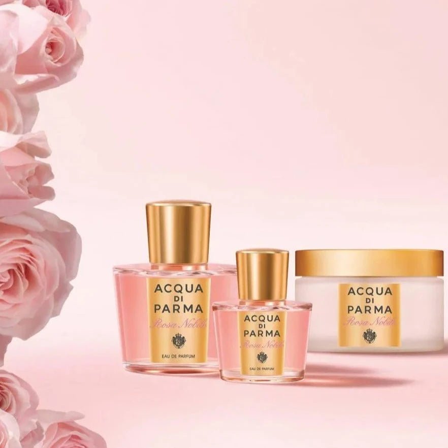 Acqua Di Parma Rosa Nobile Elegance Ensemble EDP Body Cream & Bath Gel | My Perfume Shop