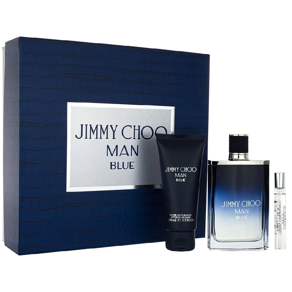 Jimmy Choo Man Blue EDT Set Miniature Shower Gel | My Perfume Shop