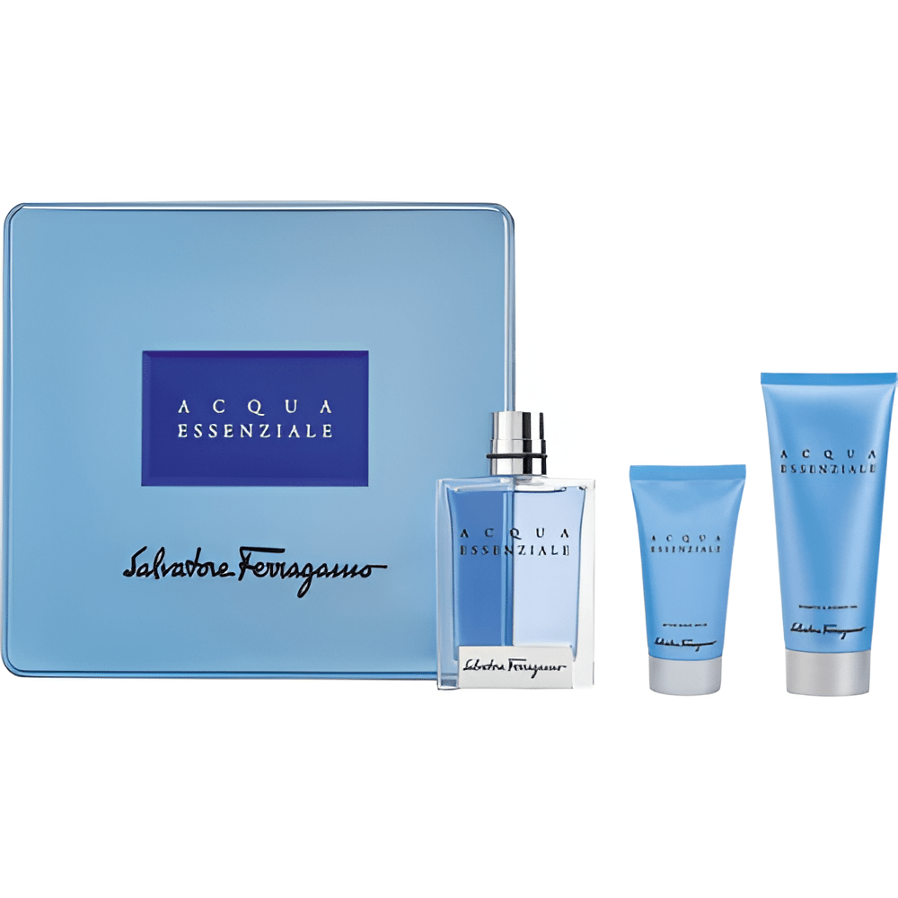 Salvatore Ferragamo Acqua Essenziale Grooming Essentials Set | My Perfume Shop