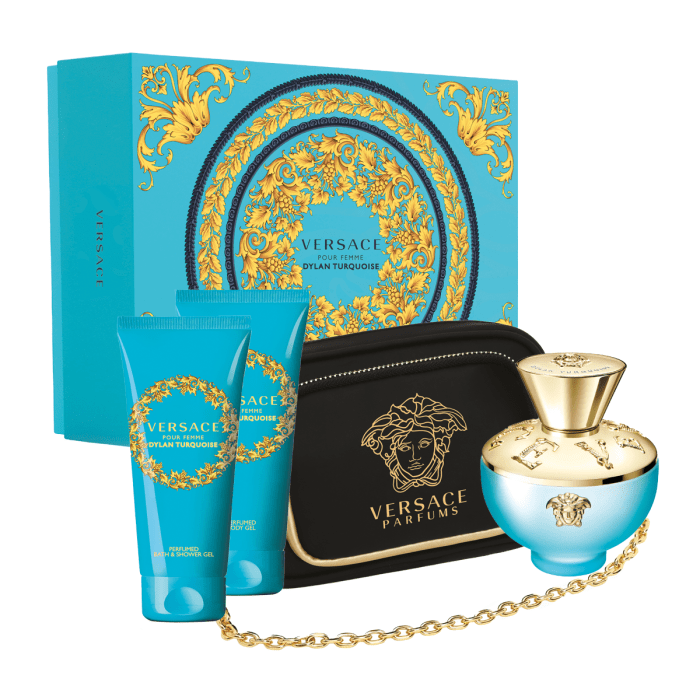 Versace Dylan Turquoise Pour Femme EDT Deluxe Gift Set | My Perfume Shop