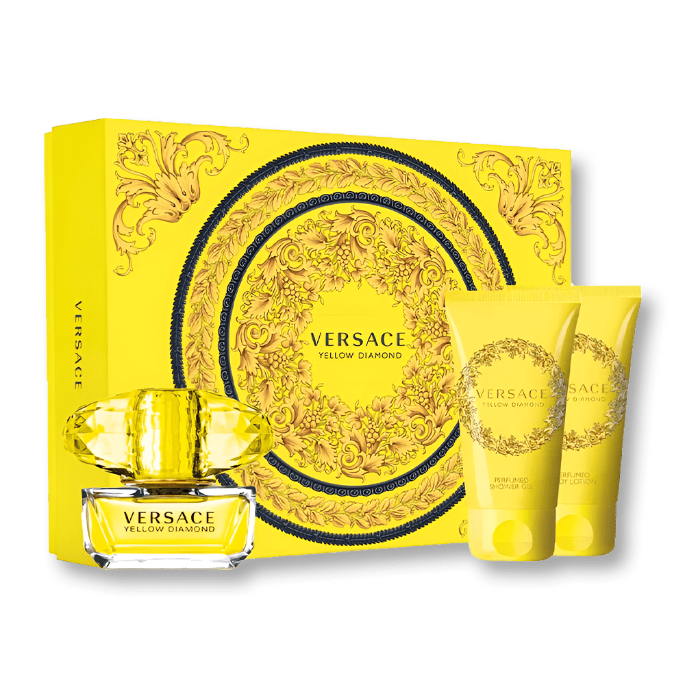 Versace Yellow Diamond Trio Collection Set | My Perfume Shop